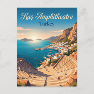 Carte Postale Amphi-Théâtre de Kaş Turquie