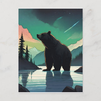 Carte Postale Amphithéâtre aurore de l'ours grizzli du Juneau en