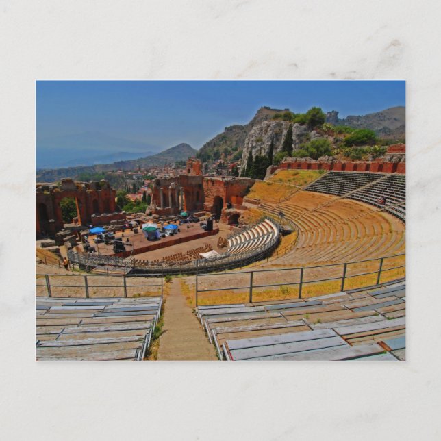 Carte Postale Amphithéâtre Taormina 2 (Devant)