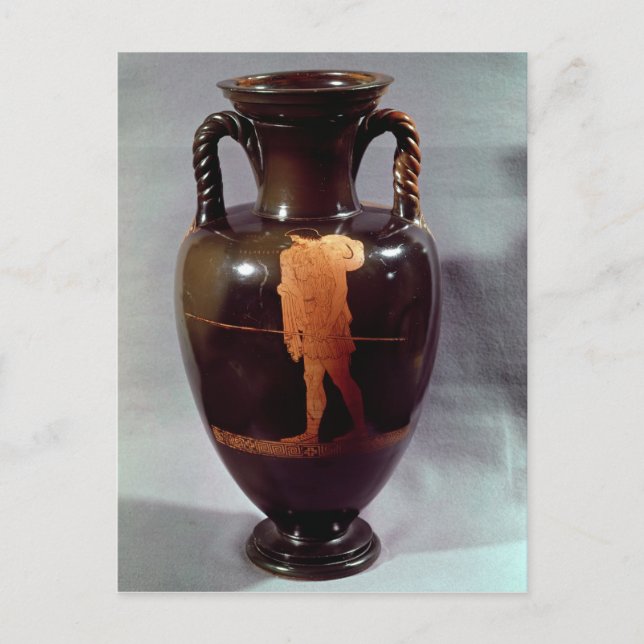 Carte Postale Amphora à silhouette rouge (Devant)