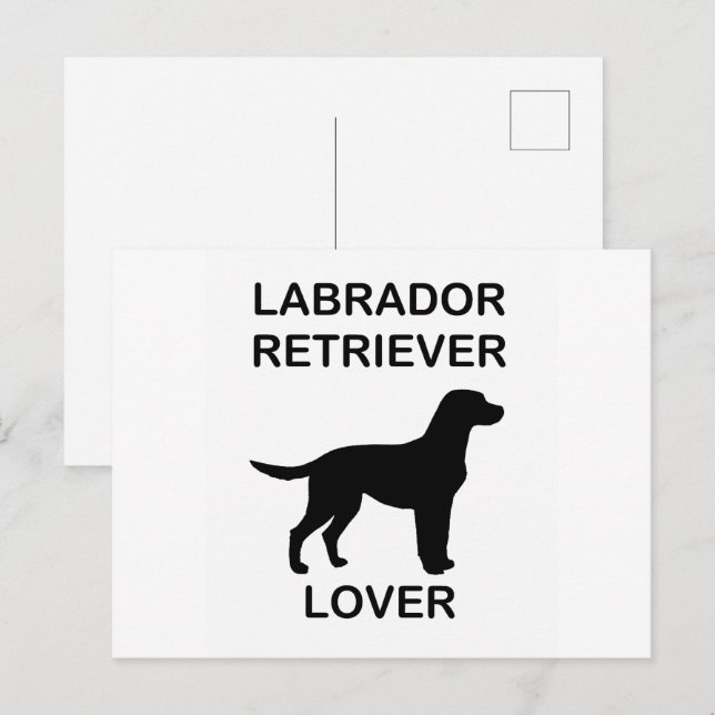 Carte Postale ampoule de laboratoire noire (Devant / Derrière)