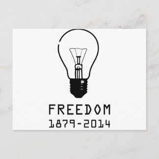 Carte Postale Ampoule légère (LOGO NOIR)
