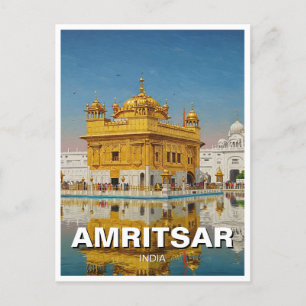 Carte Postale Amritsar Golden Temple India