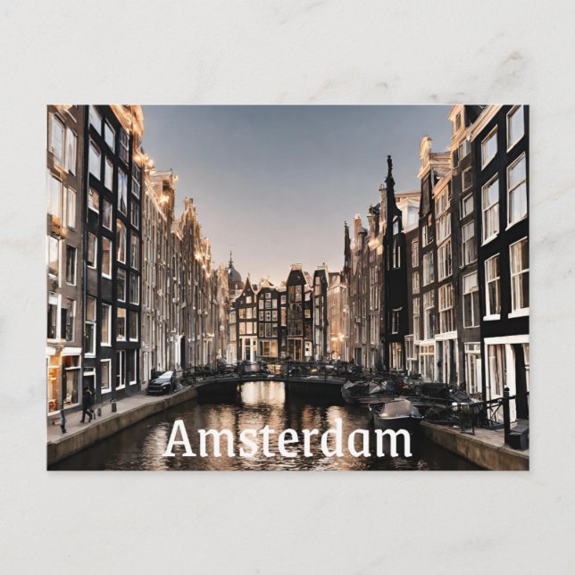 Carte Postale Amsterdam (Devant)