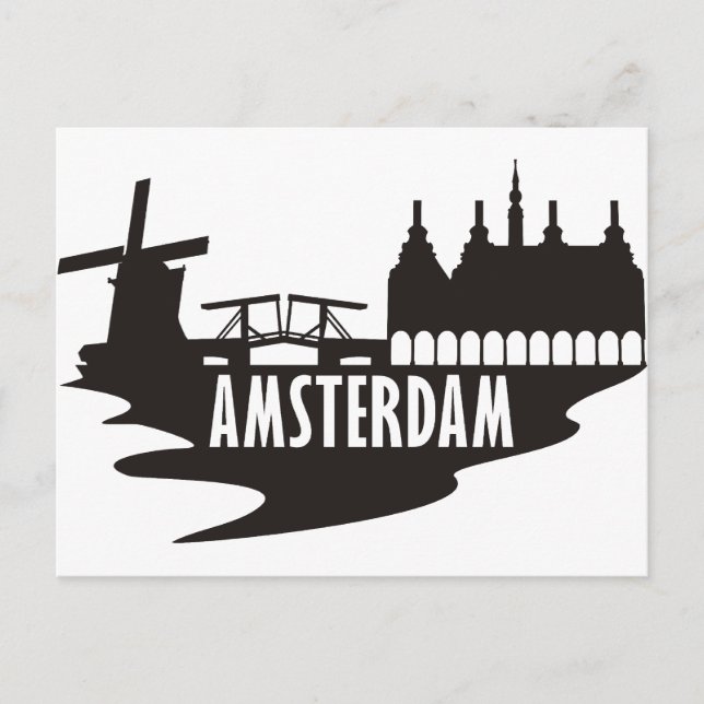 Carte Postale Amsterdam (Devant)