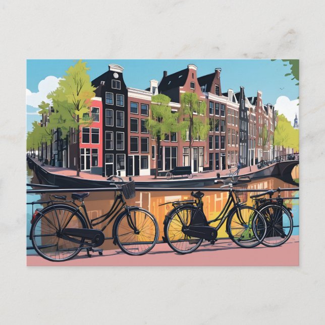 Carte Postale Amsterdam (Devant)