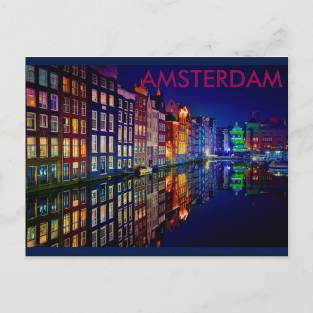 CARTE POSTALE AMSTERDAM (Devant)