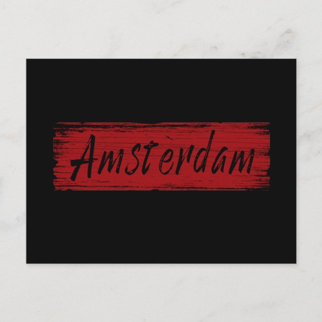 Carte Postale Amsterdam (Devant)