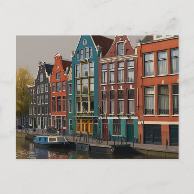 CARTE POSTALE AMSTERDAM (Devant)