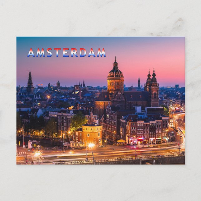 Carte Postale Amsterdam 003B (Devant)