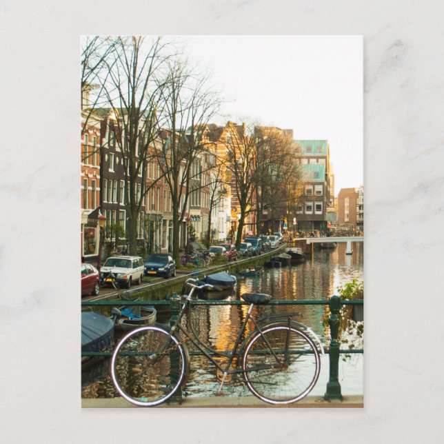 Carte Postale Amsterdam Bicicle (Devant)