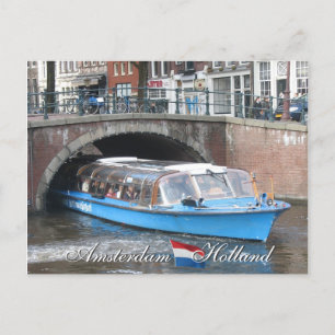 Carte postale Amsterdam Canal Boat Tour