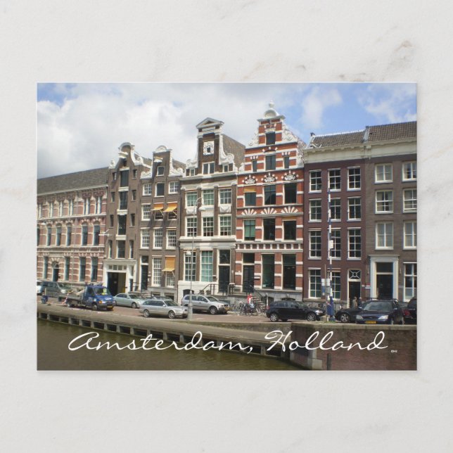 Carte Postale Amsterdam, Hollande (Devant)