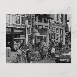 Carte Postale Amsterdam Hollande motards vintage