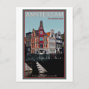 Carte Postale Amsterdam - Leidsestraat - Keizersgracht