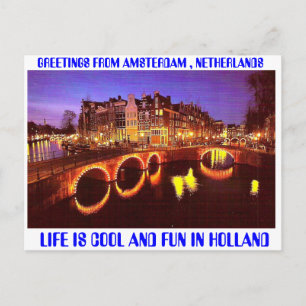 CARTE POSTALE AMSTERDAM L'ENDROIT LE PLUS HAUT