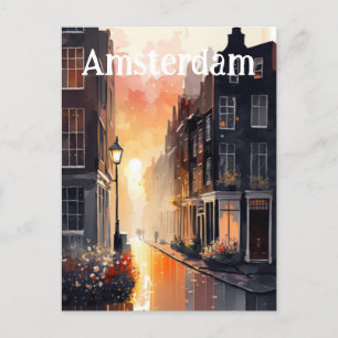 Carte Postale Amsterdam Netherlands Holland