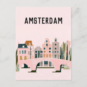 Carte Postale Amsterdam Pays-Bas