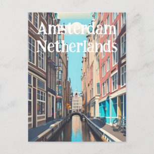 Carte Postale Amsterdam Pays-Bas
