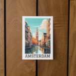 Carte Postale Amsterdam Pays-Bas Canal Travel<br><div class="desc">Découvrez cette belle carte postale présentant l'architecture unique de la capitale hollandaise Amsterdam,  Pays-Bas. Fait un grand souvenir et un cadeau de voyage pour chaque touriste. Faites votre propre et achetez maintenant</div>