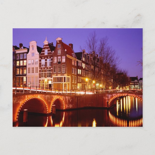 Carte Postale Amsterdam, Pays-Bas Postcard (Devant)