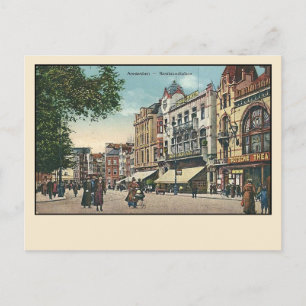 Carte postale Amsterdam Rembrandtplein Début des a
