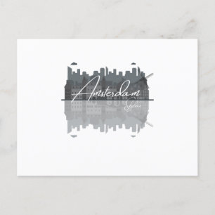 Carte Postale Amsterdam Skyline