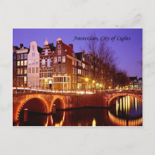 Carte Postale Amsterdam, Ville lumière (par St.K.)