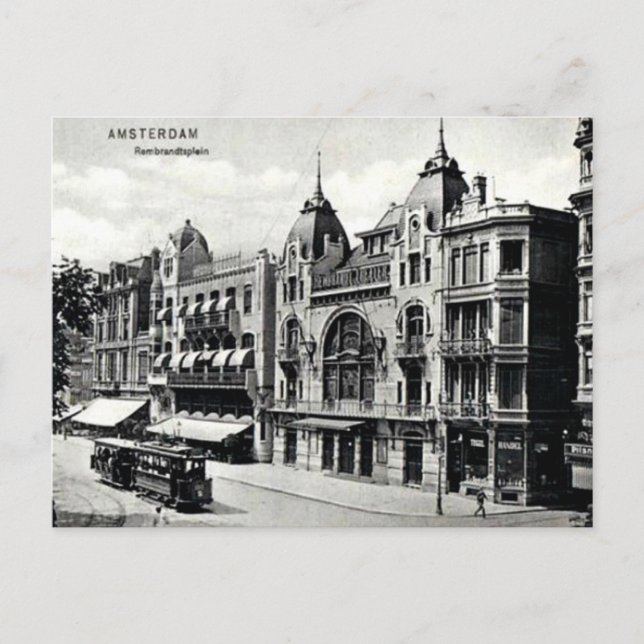 Carte Postale Amsterdam vintage (Devant)
