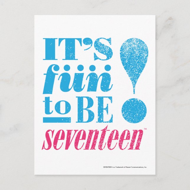 Carte Postale Amusant 2 B 17-Aqua (Devant)