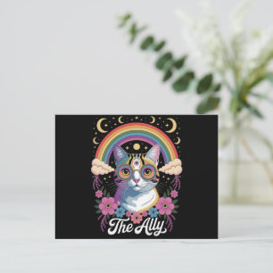 Carte Postale Amusant Ally Ca Pride Lunettes de soleil Gay pride