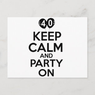 Carte Postale Amusant design vieux de 40 ans