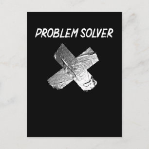 Carte Postale Amusant Duct Tape Joke Lazy Sarcastic Mari Père