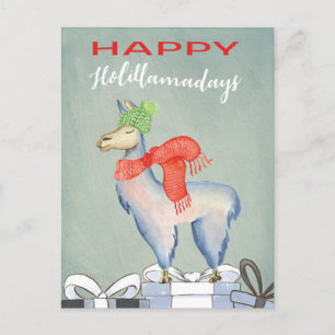 Carte Postale Amusant Humour Cute Llama vacances