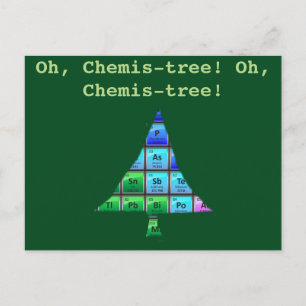 Carte Postale Amusant jeu de Geeks : Chemis-tree !