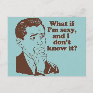 Carte Postale Amusant Mens Humour de style rétro