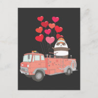 Amusant Pompier Panda Firetruck Cute Animal