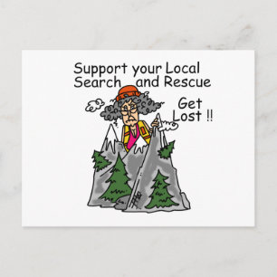 Carte Postale Amusant se perdre