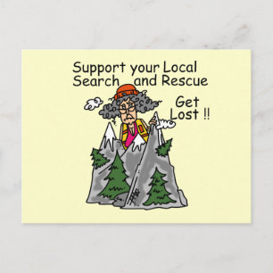 Carte Postale Amusant se perdre