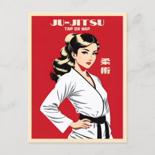 Carte Postale Amusant Witty Ju-Jitsu BJJ MIXED MARTIAL ART  Arts