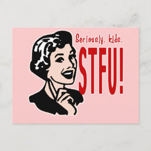 Carte Postale Amusante conception de la fête des mères