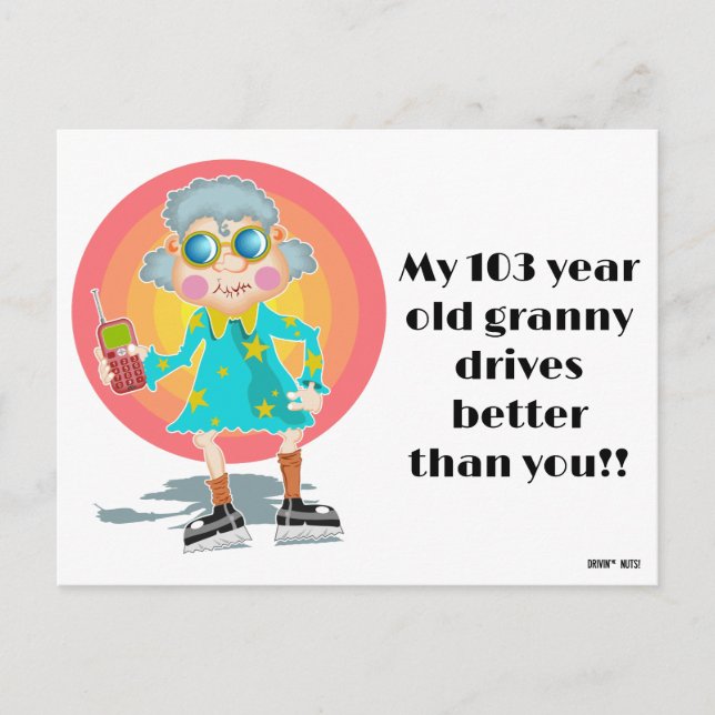 Carte Postale Amusante Contravention pour Mauvaise Place de Park (Devant)