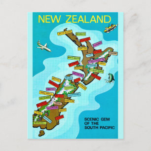 Carte postale amusante de Nouvelle-Zélande