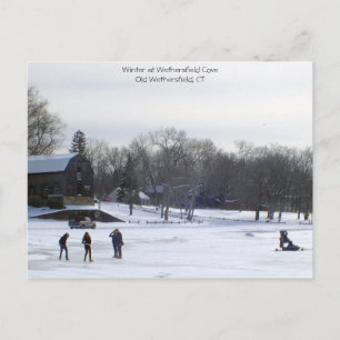 Carte Postale Amusement d'hiver - Weight, CT