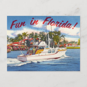 Carte Postale Amusement en Floride ! Vintage