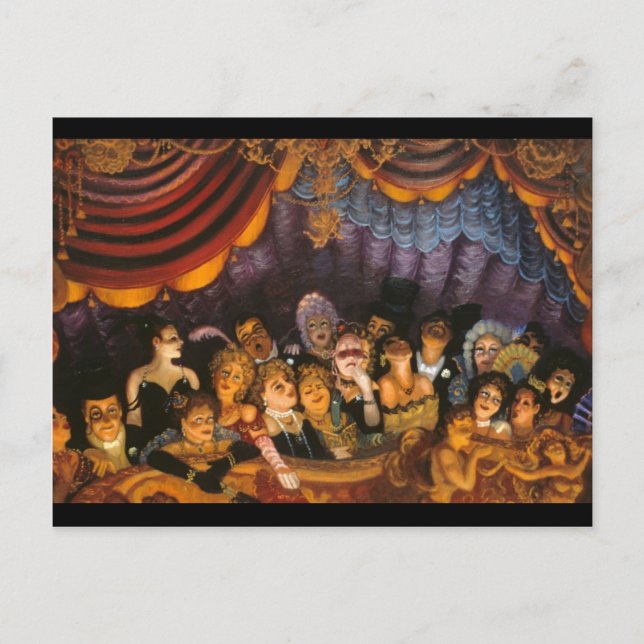 Carte Postale Amusement Théâtre (Devant)