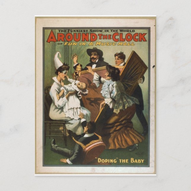 Carte Postale Amusez-vous dans une salle de musique (Devant)