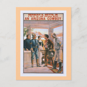 Carte Postale An Arizona Cowboy Vintage Theater