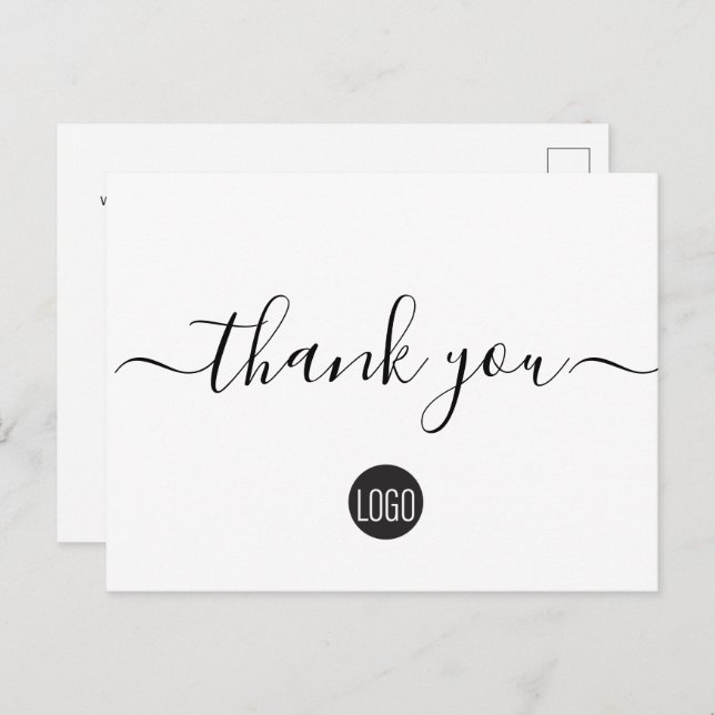 Carte Postale Analyser la remise de code sur le Merci de command (Devant / Derrière)