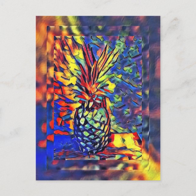 Carte postale ananas (Devant)